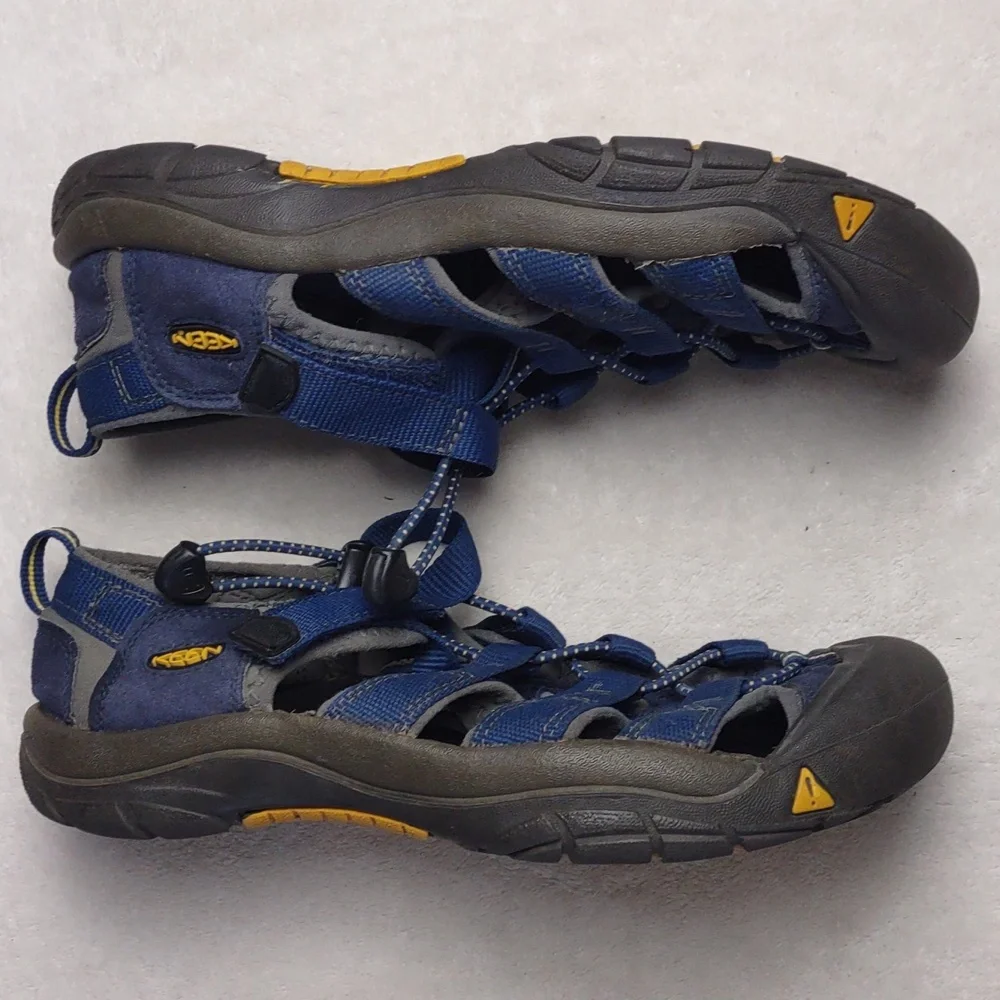 Keen Newport H2 Sandals Blue Yellow Youth Size 6